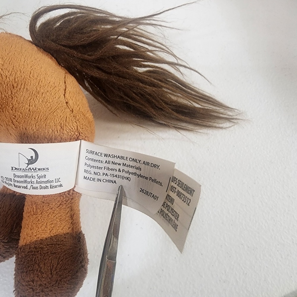 Dreamworks Spirit Riding Free Spirit Horse 2018 Laying Plush 8 Inches - Picture 4 of 10